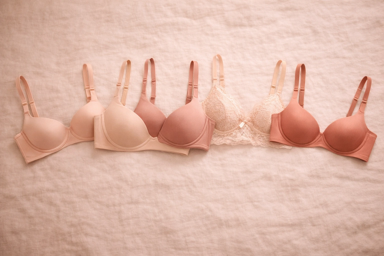 Different bra styles for different shapes